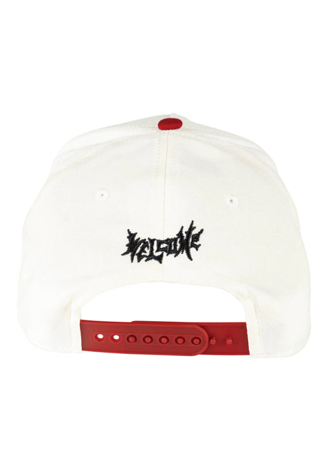 x Slipknot Nonagram 2-Tone Embroidered Structured white-red Rueckenansicht