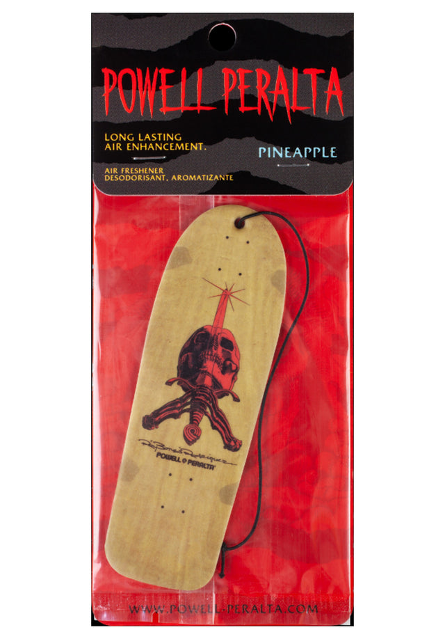 Ray Rodriguez O.G. Skull & Sword Air Freshener Pin yellow-stain Vorderansicht