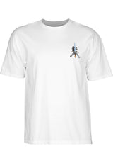 Skull & Sword white Rueckenansicht