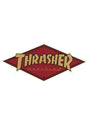 Diamond Logo Sticker 4-3/8 x 1-7/8 bordeaux Vorderansicht