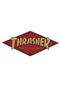 Diamond Logo Sticker 4-3/8 x 1-7/8 bordeaux Vorderansicht