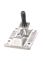 Baseplate 6 Hole silver Vorderansicht