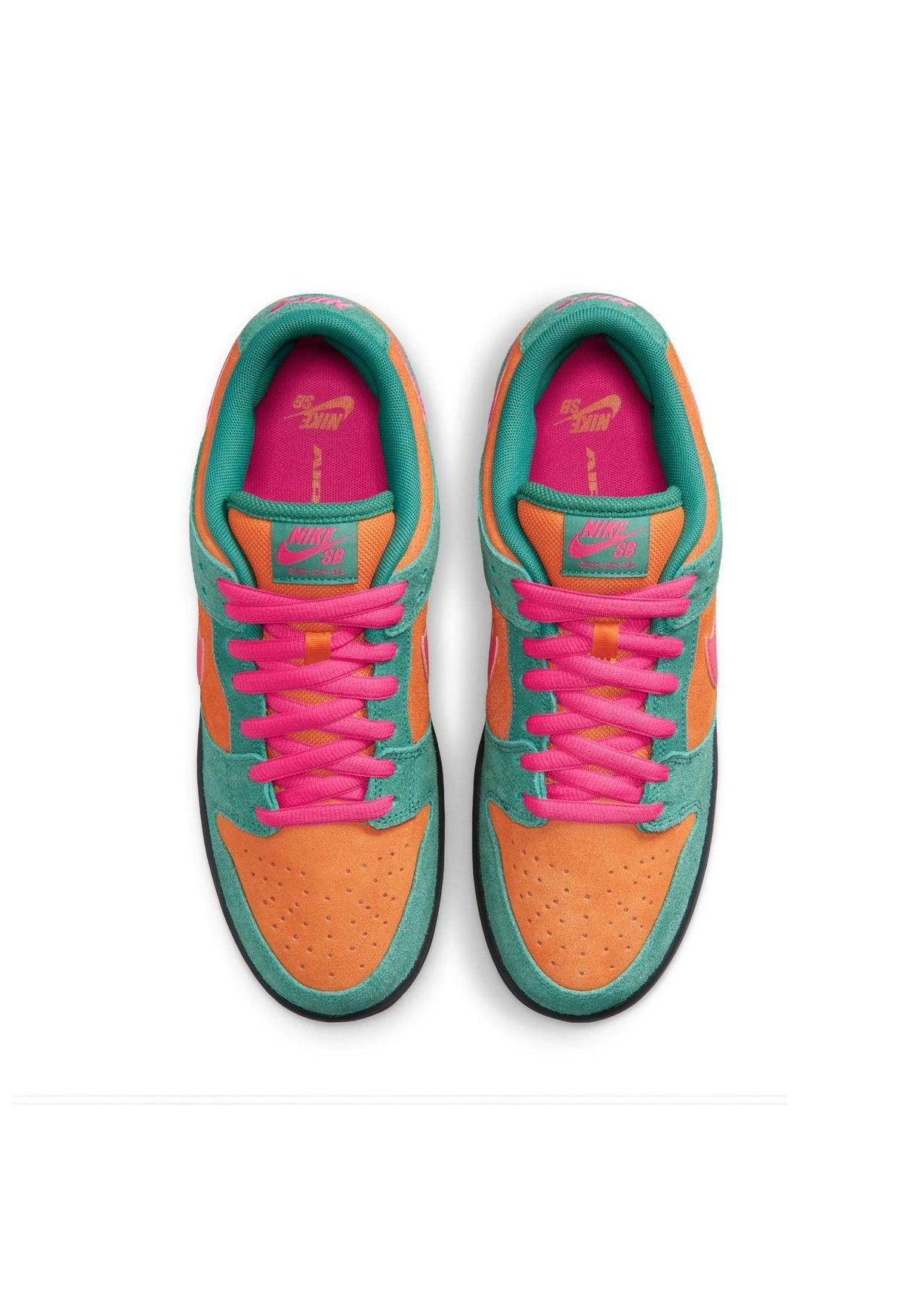 Dunk Low Pro greennoise-watermelon-lightcurry Closeup1