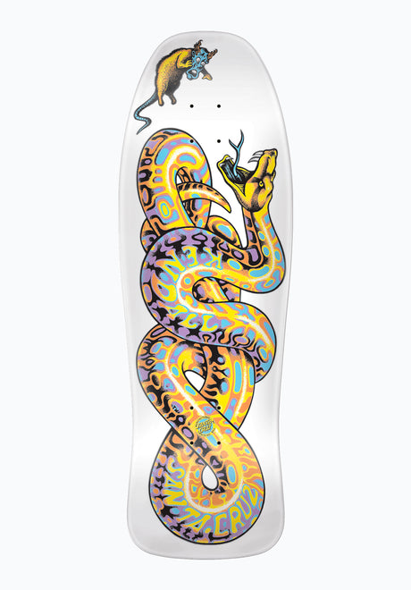Santa-Cruz Kendall Snake Reissue Deck white – Vorderansicht