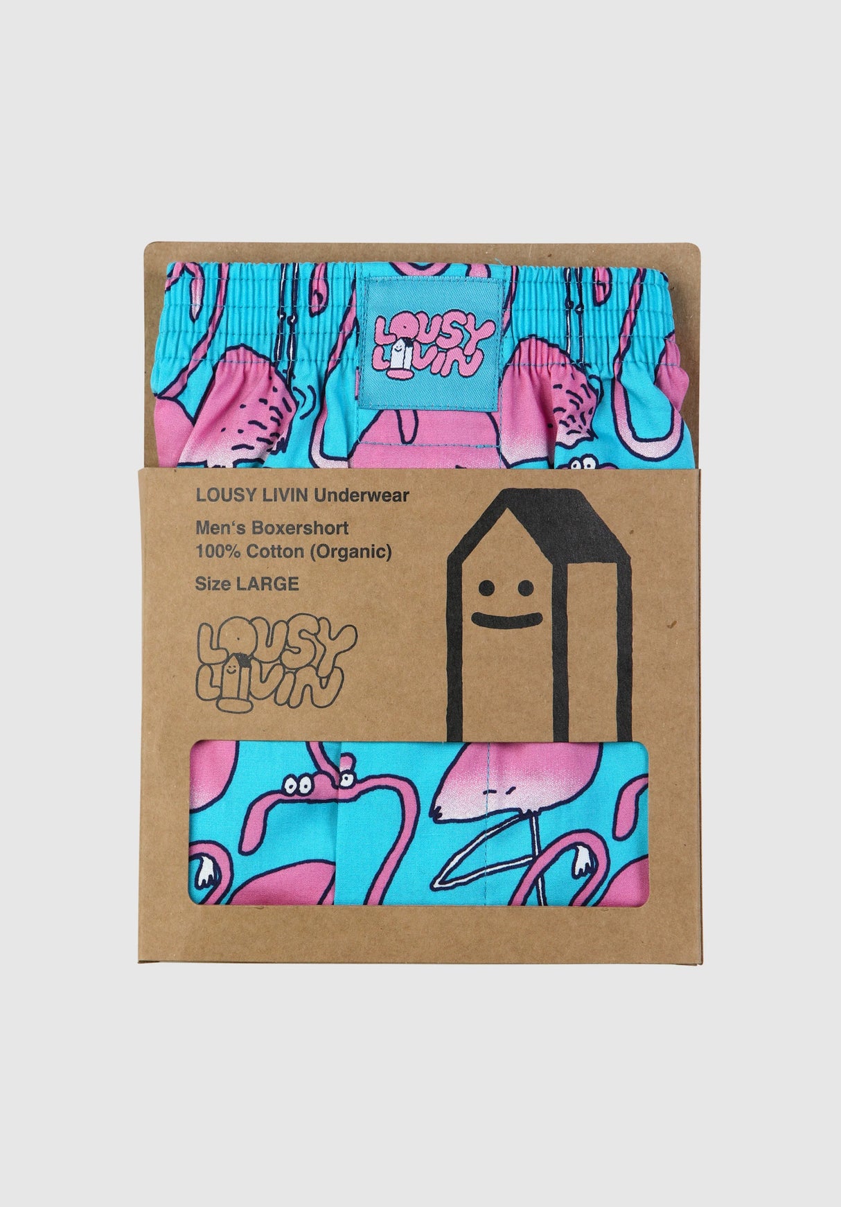 Greater Flamingos scuba-blue Rueckenansicht