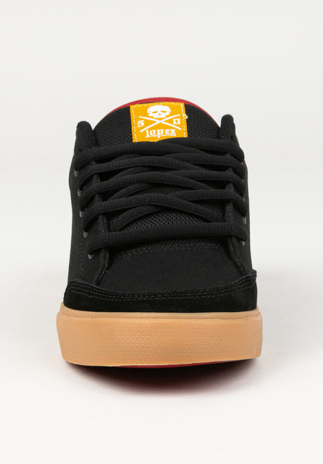 Lopez 50 black-rasta-gum Rueckenansicht