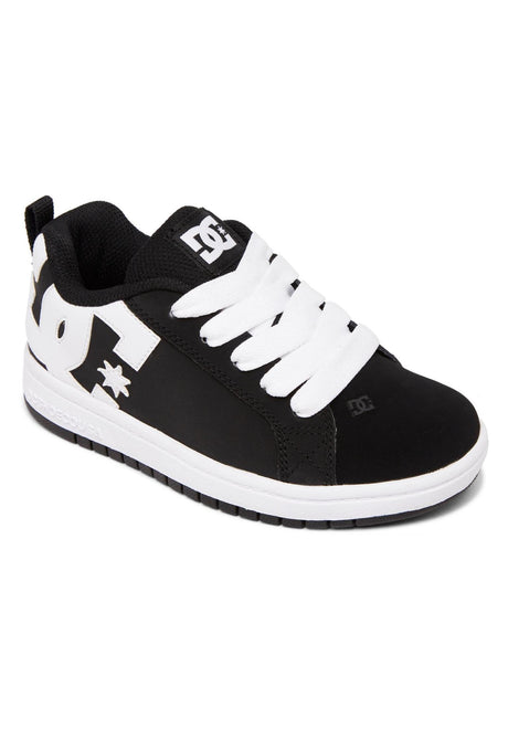 Court Graffik black-white Vorderansicht