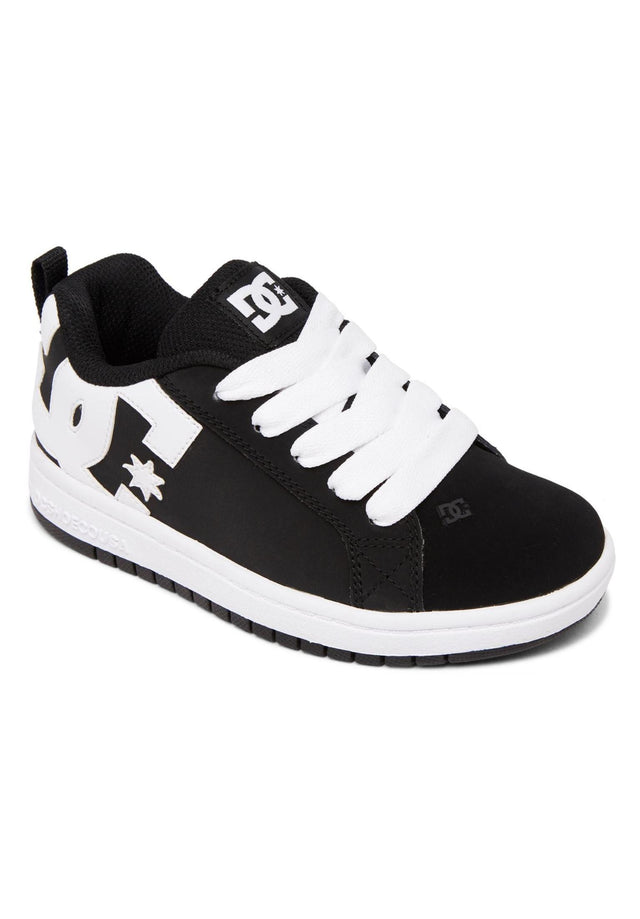 Court Graffik black-white Vorderansicht