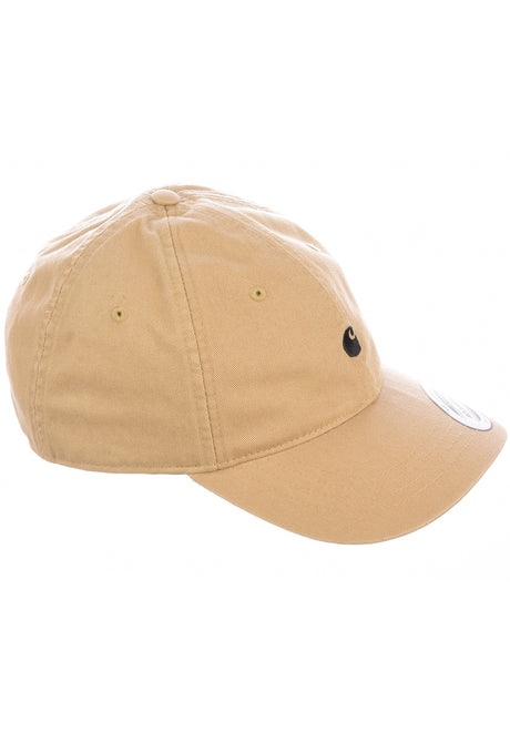 Madison Logo Cap leather-black Closeup2