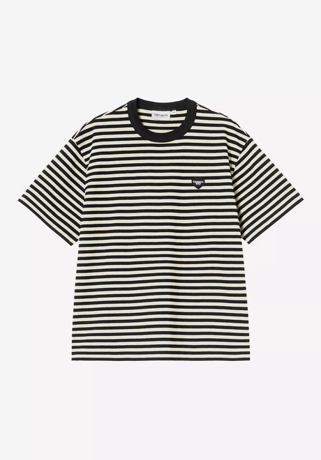 Carhartt WIP W' Essy T-Shirt essystripe-black-wax – Vorderansicht
