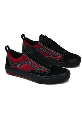 Skate Old Skool Wafflecup black-red Vorderansicht