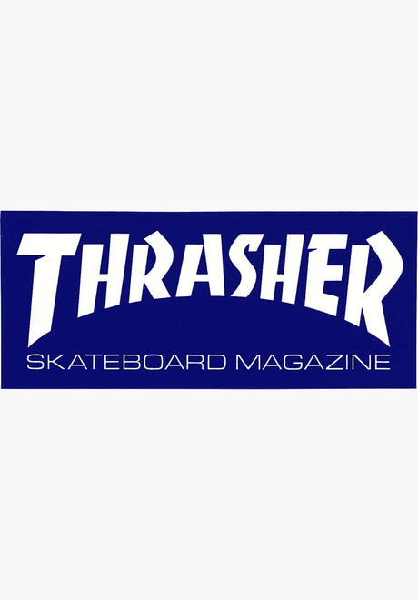 Skate Mag Standard Sticker 1-1/2 x 4 blue Vorderansicht