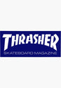 Skate Mag Standard Sticker 1-1/2 x 4 blue Vorderansicht