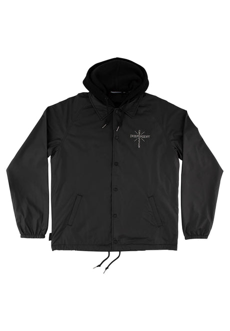 Independent Dressen Skull Rose Übergangsjacke black – Vorderansicht