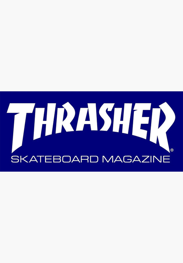 Skate Mag Medium Sticker 2-1/2 x 6 blue Vorderansicht