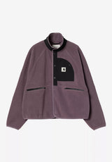 W' Flynn Fleece Jacket phlox-black Vorderansicht