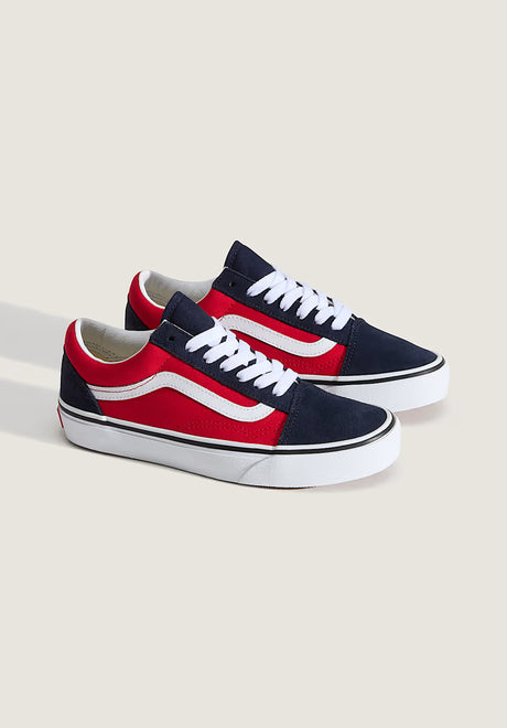 Old Skool Kids nineties-multiwhite Rueckenansicht