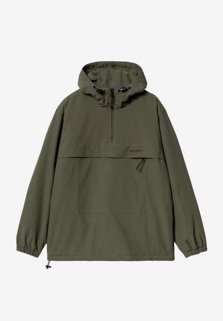 Windbreaker Pullover cypress-black Vorderansicht