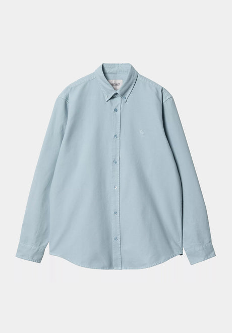 Bolton frostedblue-garmentdyed Vorderansicht