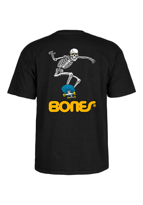 Powell-Peralta Skateboard Skeleton II T-Shirt black – Vorderansicht
