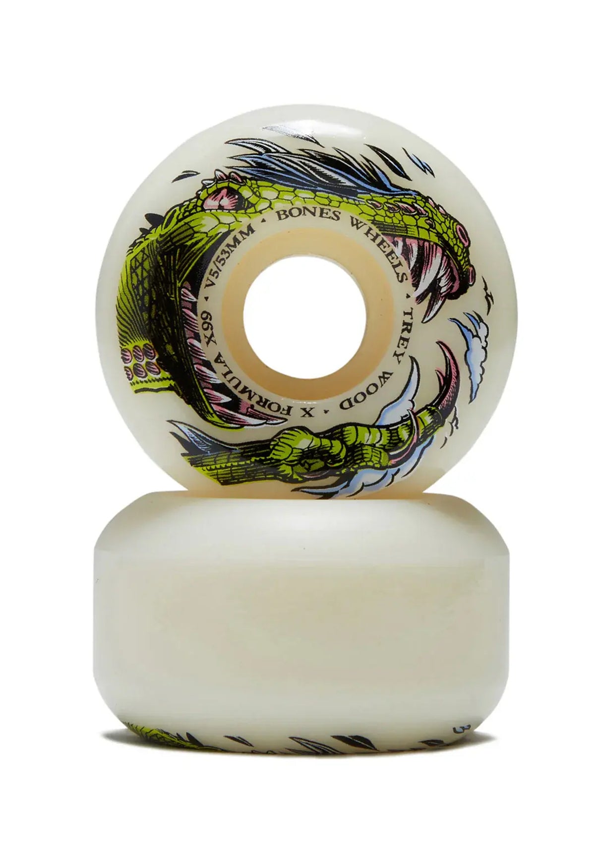 X-Formula 99A Trey Wood Dino-Sortas V5 Sidecut white Vorderansicht