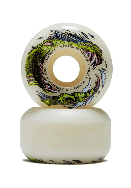 X-Formula 99A Trey Wood Dino-Sortas V5 Sidecut white Vorderansicht