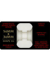 Dragons 93A V6 Symmetrical Medium Ride offwhite Rueckenansicht