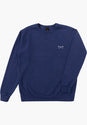Go-To Pigment Dyed Crew Fleece denim Vorderansicht