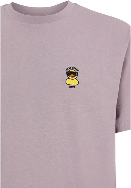 iriedaily Lazy Sunny Day Emb T-Shirt mauve – Rückenansicht