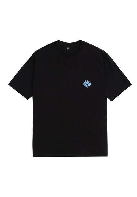 Blue Flowers Collab black Vorderansicht