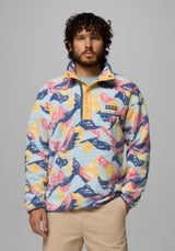 Helvetia II Printed Half Snap Fleece sanddune-sunscapes Vorderansicht