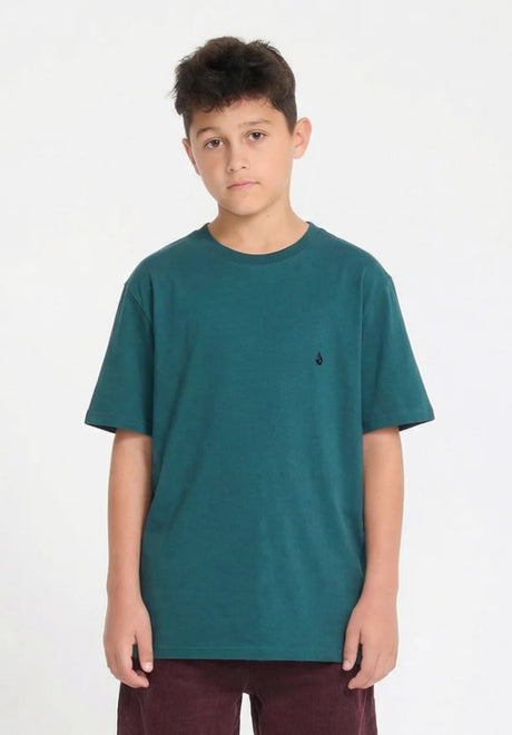 Volcom Stone Blanks BSC T-Shirt rifflegreen – Vorderansicht