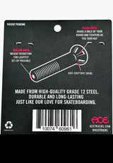 Allen 7/8 AF1 Hollow Bolts with Grippers black Rueckenansicht