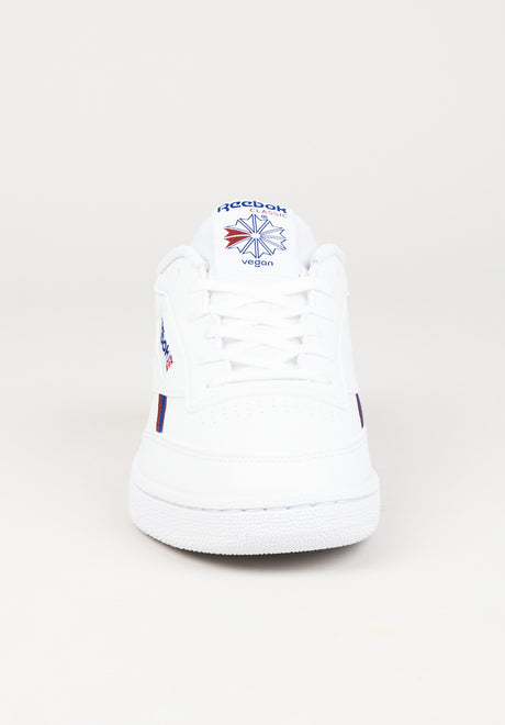 Club C 85 vegan white-classiccobalt-burgundy Rueckenansicht