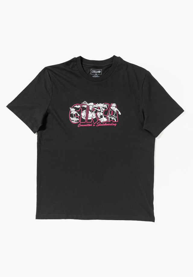 Sk8 Roots Tee black Vorderansicht