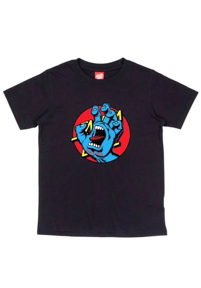 Hand Dot Front black Vorderansicht