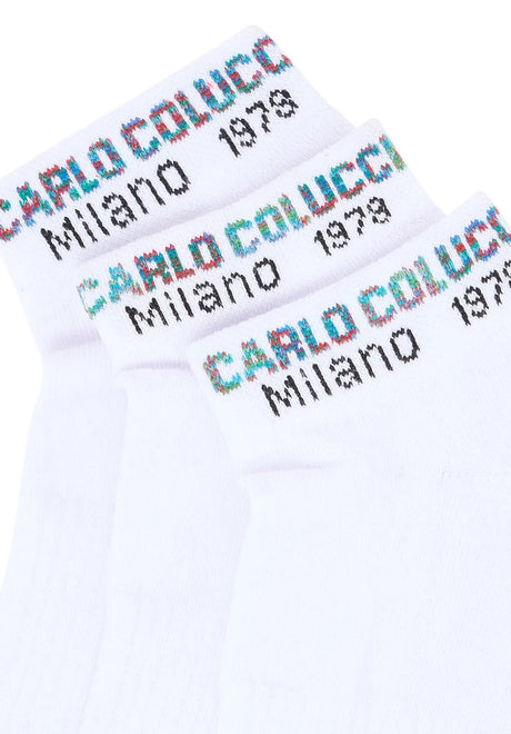 Sport Sneaker Socks 3 Pack white Rueckenansicht