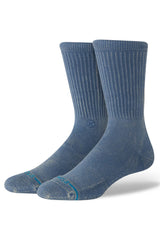 Icon Dyed Crew seablue Vorderansicht