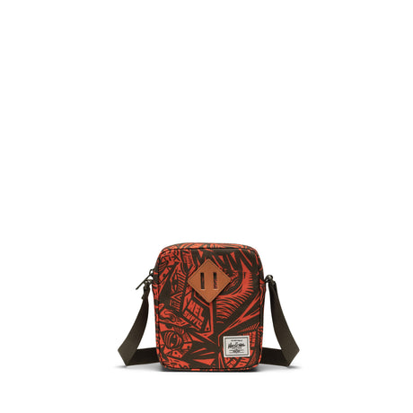 Thomas Campbell Heritage Crossbody TC forest night-saddle brown Vorderansicht