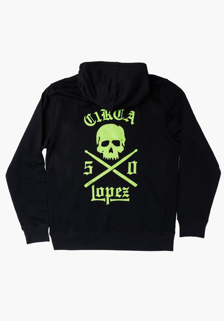 Lopez 50 black-green Rueckenansicht