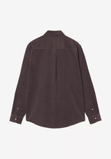 Madison Fine Cord Shirt shale-wax Rueckenansicht