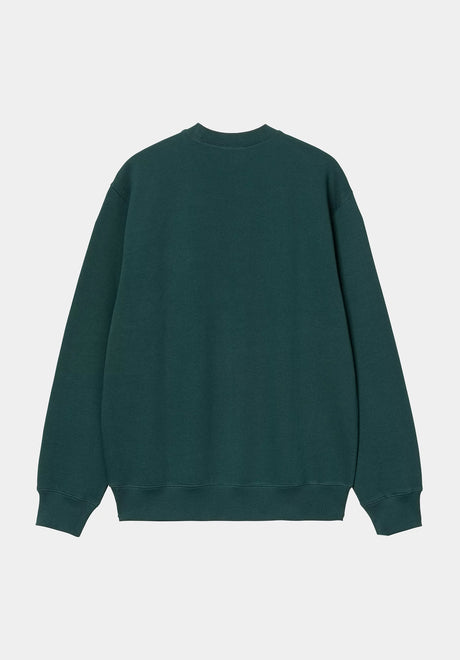 Carhartt WIP Alumni Sweatshirt darkfir – Rückenansicht