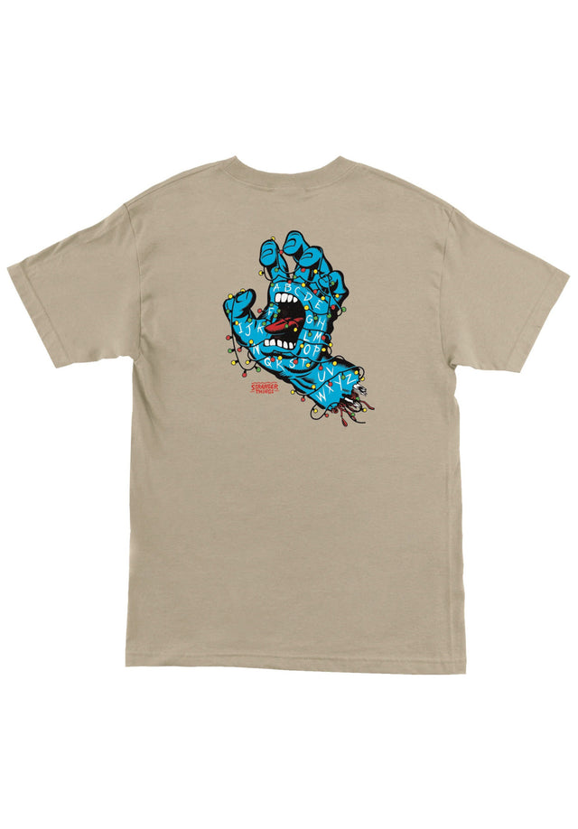 X Stranger Things Screaming Lights sand Vorderansicht