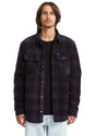 Bowered Fleece darkpurple Vorderansicht