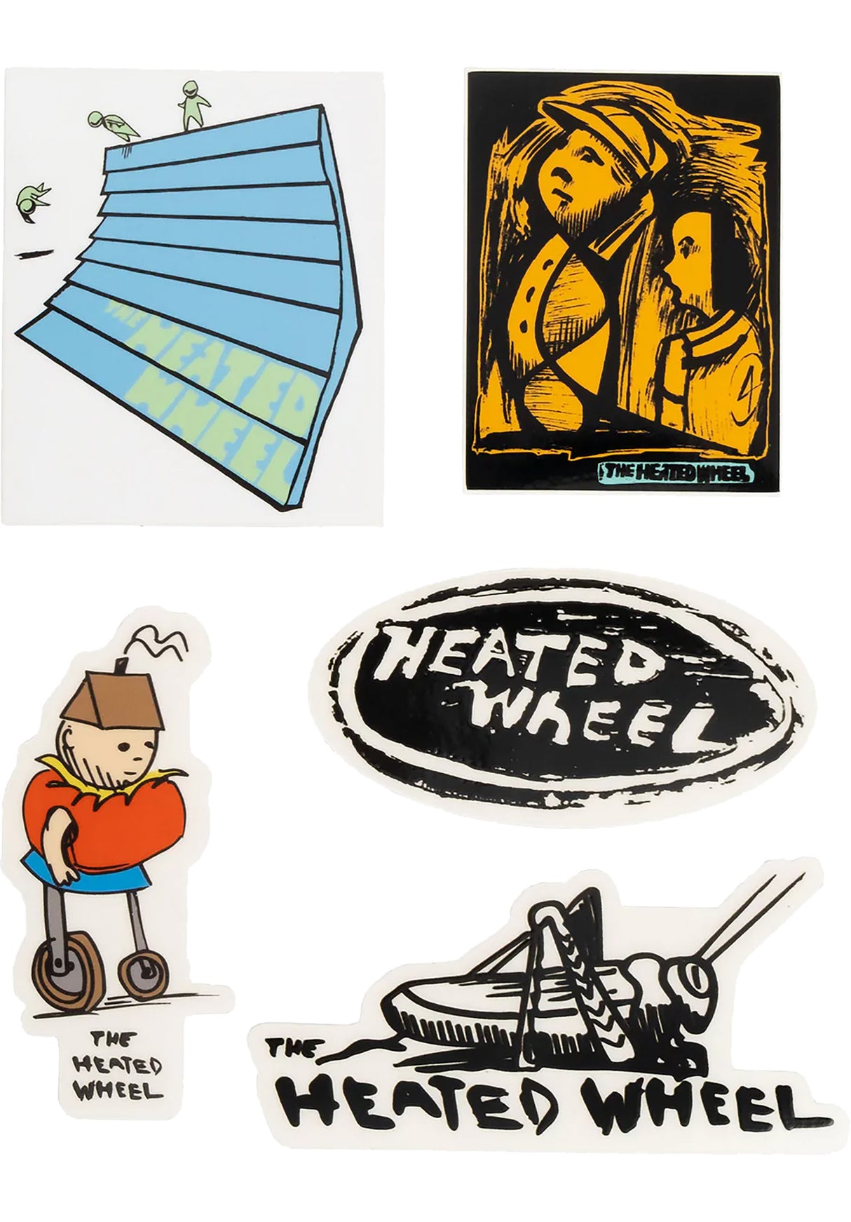 Sticker Pack #1 multicolored Rueckenansicht