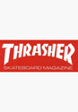 Skate Mag Super Sticker 4 x 10 red Vorderansicht