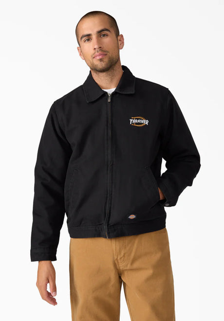 x Thrasher black Vorderansicht