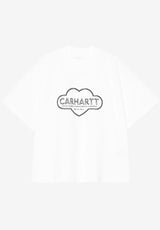W' Cloud Heart white Vorderansicht