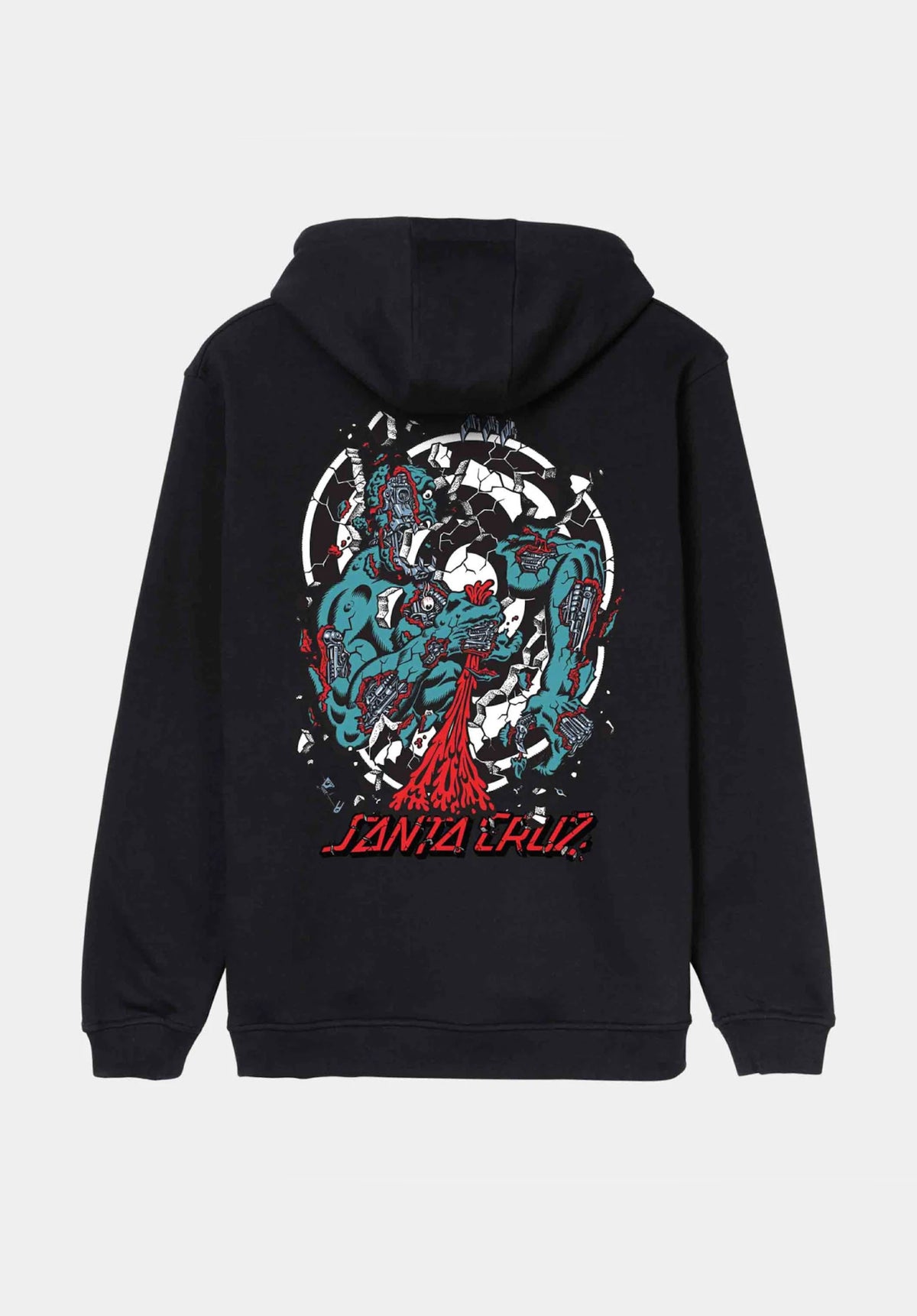 Disecft Roskopp Dissect Strip Santa-Cruz Hoodie in black für Herren – TITUS