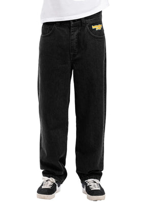 X-Tra Baggy Denim washedblack-ko Vorderansicht